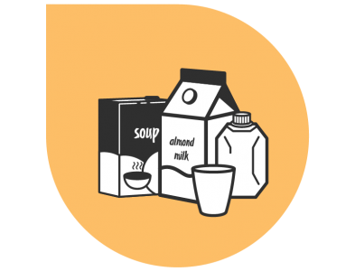 SOUP, MILK, AND DAIRY SUBSTITUTE TETRA PACKS